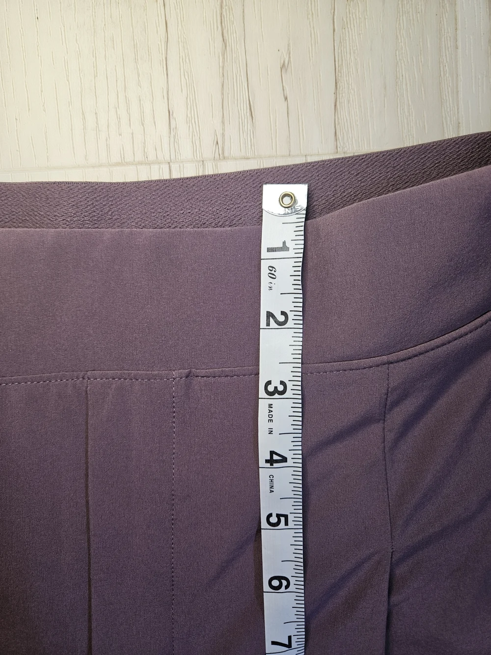 Athleta Brooklyn Heights Wide Leg Pleated Pants Mauve Purple Womens 14 Tall EUC - Picture 10 of 15